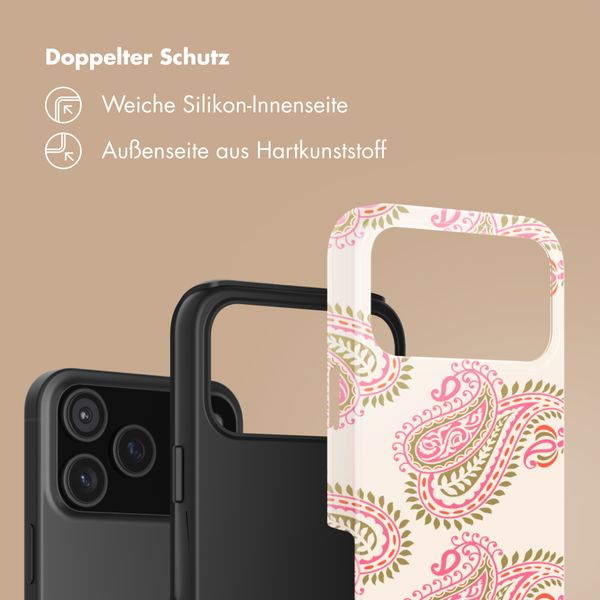 Selencia Vivid Back Cover Apple iPhone 17 Pro Max - Paisley Blush