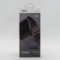 Uniq Straden Wasserdichtes Lederarmband für das  Apple Watch Series 1 t/m 11 / SE / Ultra (44/45/46/49 mm) - Rhino