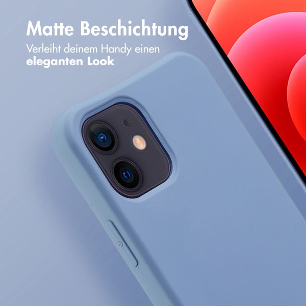 imoshion Color Backcover mit abnehmbarem Handykette und MagSafe Apple iPhone 12 (Pro) - Ash Blue