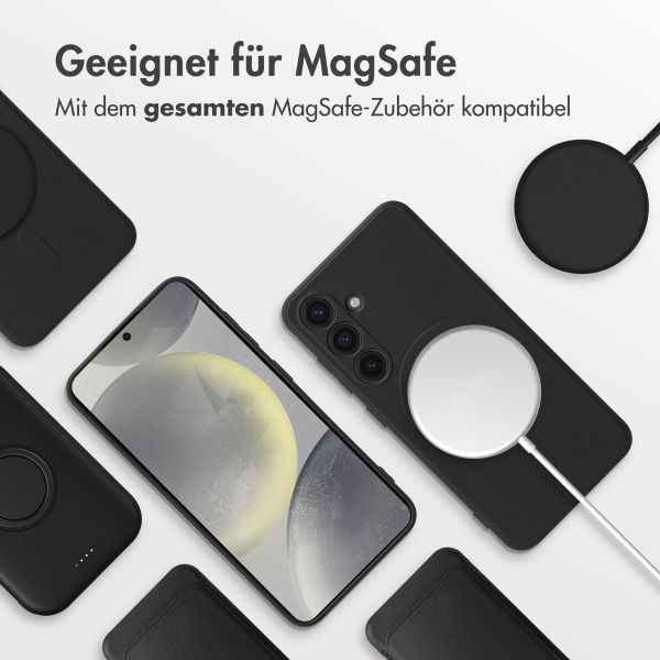 imoshion Color Back Cover mit MagSafe Samsung Galaxy S24 - Schwarz
