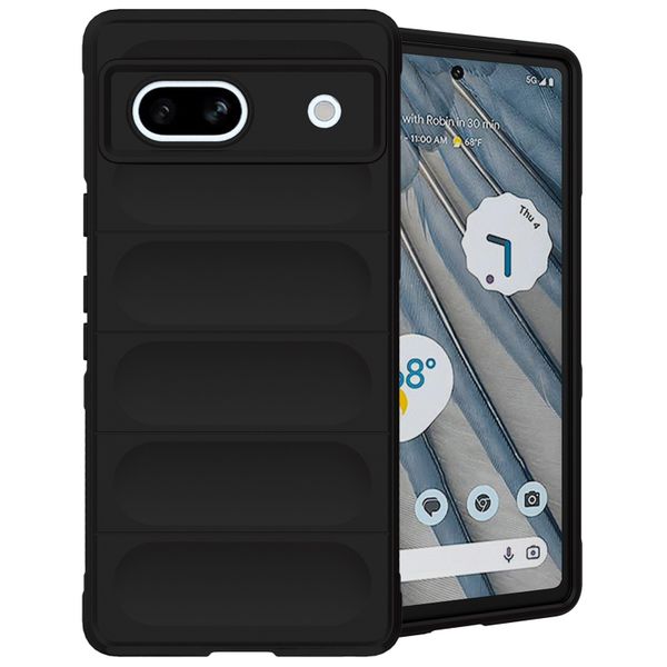 imoshion EasyGrip Back Cover für das Google Pixel 7a - Schwarz