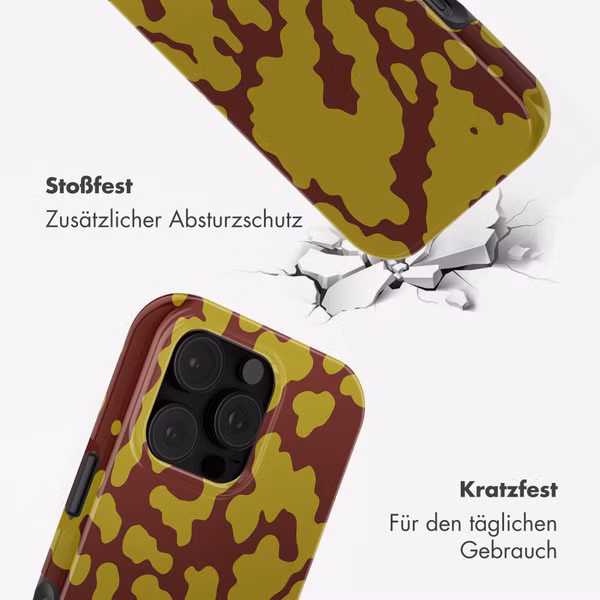 Selencia Vivid Rückabdeckung mit MagSafe Apple iPhone 16 Pro - Moo'd Olive Dust