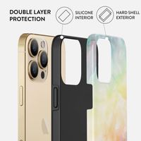 Burga Tough Back Cover für das iPhone 14 Pro - New Flame Rainbow