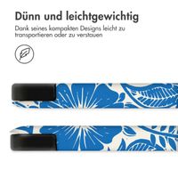 imoshion Design Trifold Klaphülle Samsung Galaxy Tab A11 Plus / A9 Plus - Flower Tile