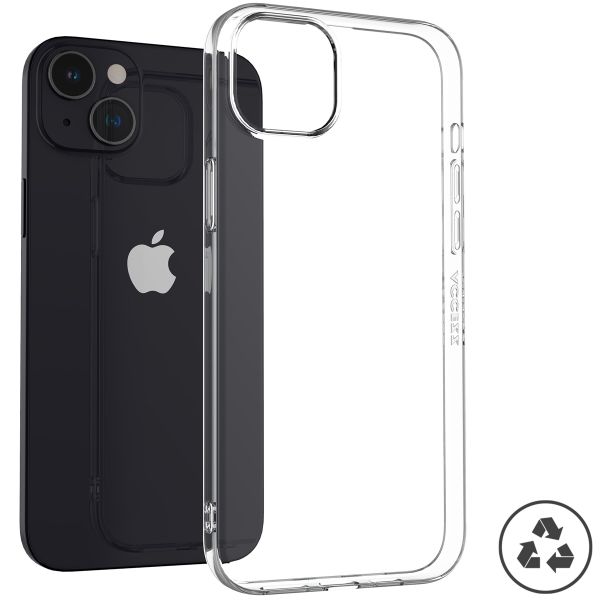 Accezz 100% recyceltes TPU Clear Cover Apple iPhone 15 Plus - Transparent
