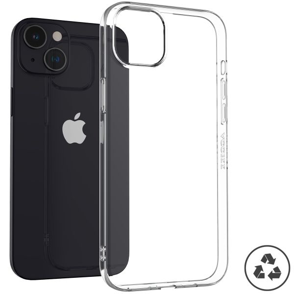 Accezz 100% recyceltes TPU Clear Cover für das iPhone 15 Plus - Transparent