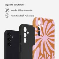 Selencia Vivid Back Cover Samsung Galaxy A15 (5G/4G) - Modern Bloom Pink