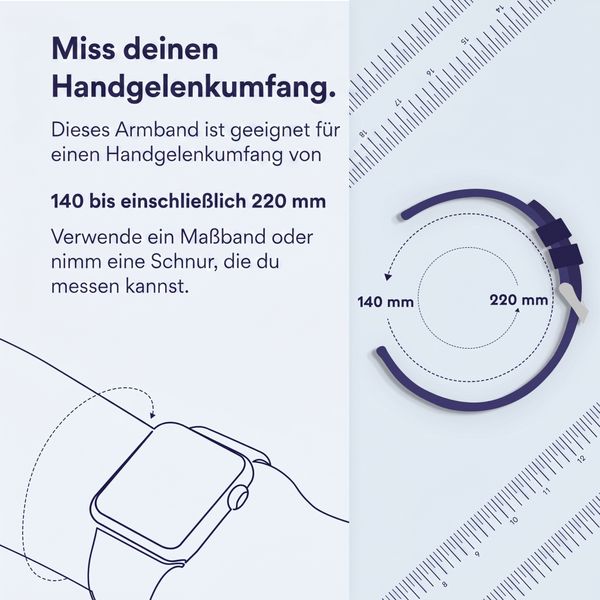 Accezz Magnetisches Echtlederarmband für Apple Watch | 44/45/46/49 mm - Chocolate Brown