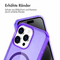 imoshion Sparkle Back Cover mit MagSafe Apple iPhone 15 Pro - Glitzer Violett