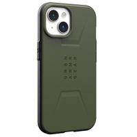 UAG Civilian Backcover MagSafe für das iPhone 15 - Olive Drab