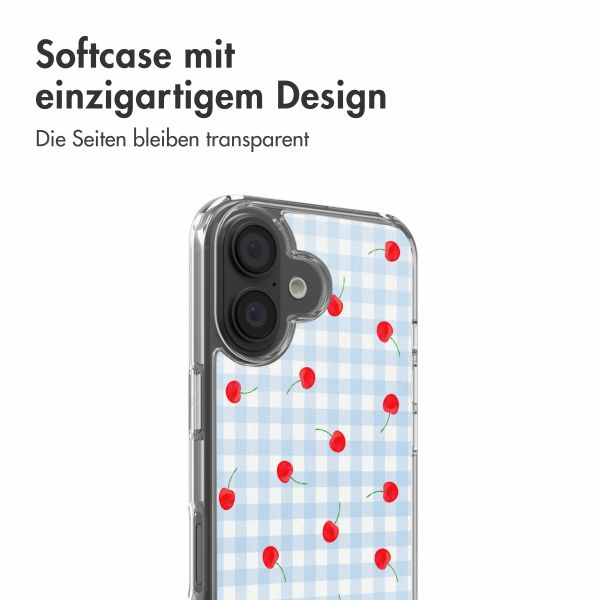 imoshion Design Hülle Apple iPhone 16 - Cherry Check