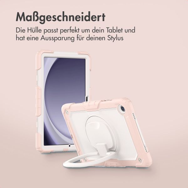imoshion Rugged Kindersicher Schutzhülle Samsung Galaxy Tab A9 Plus - Hellrosa