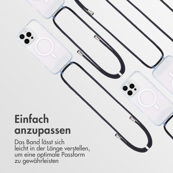 imoshion MagSafe Hülle mit abnehmbarem Band Apple iPhone 16 Pro Max - Transparent