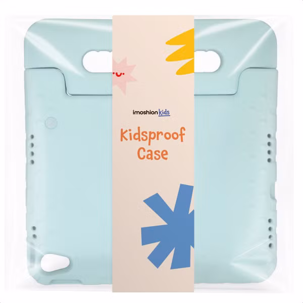 imoshion Schutzhülle mit Handgriff kindersicher Samsung Galaxy Tab A11 Plus / A9 Plus - Soft Blue