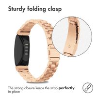 imoshion Edelstahlarmband für das Fitbit Inspire 2 / HR / ACE2 / ACE3 - Rose Gold