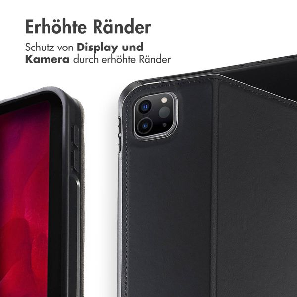 Accezz Classic Klapphülle Apple iPad Pro 12.9 (2022) / Pro 12.9 (2021) / Pro 12.9 (2020) - Schwarz