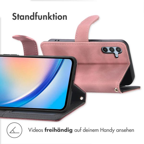 imoshion Klapphülle mit Kordel Samsung Galaxy A34 (5G) - Rosa