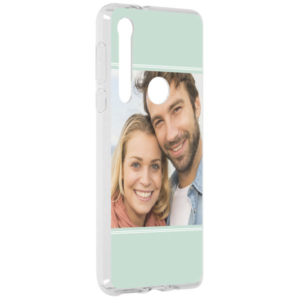 Gestalte deine eigene Motorola One Macro Gel Hülle - Transparent