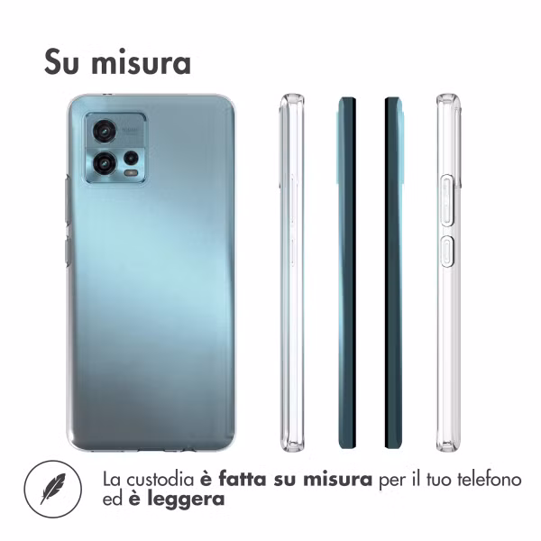 Accezz Clear TPU Backcover Motorola Moto G72 - Transparent