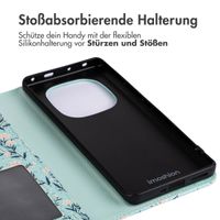 imoshion Design Klapphülle Xiaomi Redmi Note 14 Pro Plus (5G) - Blue Flowers