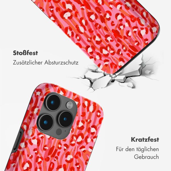 Selencia Vivid Tough Back Cover mit MagSafe für das iPhone 15 Pro Max - Wild Spots Lipstick