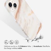 Selencia Aurora Fashion Back Case für das iPhone 14 - ﻿Strapazierfähige Hülle - 100 % recycelt - Weißer Marmor