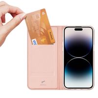 Dux Ducis Slim TPU Klapphülle für das iPhone 15 Pro Max - Rosegold