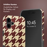 Selencia Vivid Rückabdeckung mit MagSafe Apple iPhone 16 - Pied-de-Poule