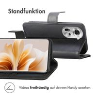imoshion Luxuriöse Klapphülle Oppo Reno 11 F - Schwarz