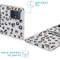 imoshion Design Hülle Samsung Galaxy A71 - Leopard - Braun / Schwarz