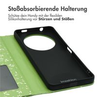 imoshion Design Klapphülle Xiaomi Redmi A3 - Green Flowers