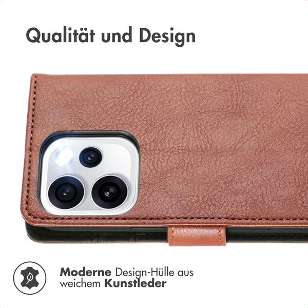 imoshion Luxuriöse Klapphülle Oppo Reno15 Pro (5G) - Braun