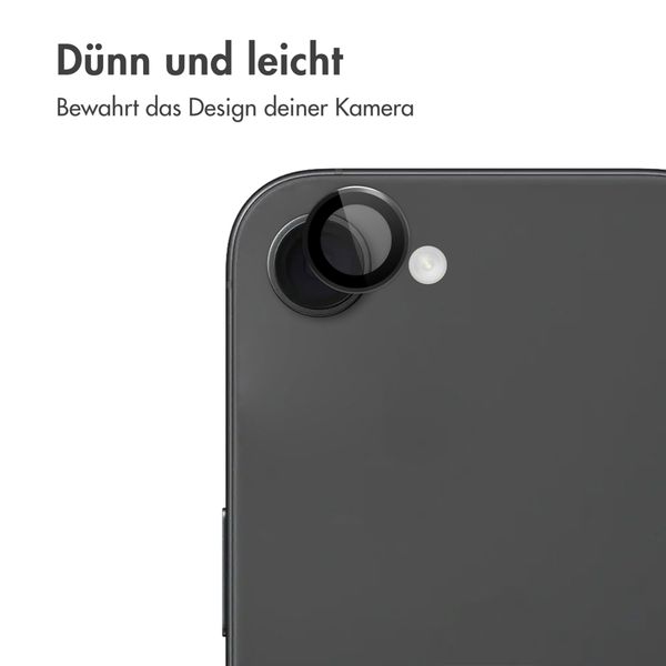 imoshion 2er-Pack Objektivschutz für Kamera für das Apple iPhone 17e / 16e - Schwarz