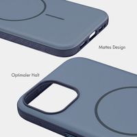 imoshion Color Backcover mit Thin MagSafe Ring Apple iPhone 14 / 13 - Dunkelblau
