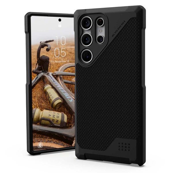 UAG Back Cover Metropolis LT für das Samsung Galaxy S23 Ultra - Kevlar Black