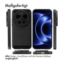 imoshion Brushed Back Cover Xiaomi 17 Ultra - Schwarz