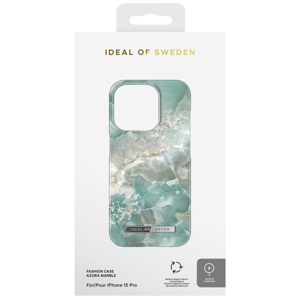 iDeal of Sweden Fashion Back Case für das iPhone 15 Pro - Azura Marble