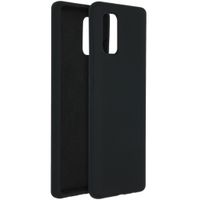 Accezz Liquid Silikoncase Samsung Galaxy A41 - Schwarz