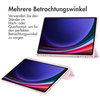 imoshion Trifold Hardcase Klapphülle für das Samsung Galaxy Tab S10 Plus / Tab S9 Plus / Tab S9 Plus FE 12.4 Zoll - Rosa