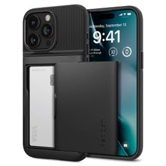 Spigen Slim Armor CS Case für das iPhone 15 Pro - Schwarz