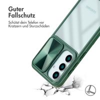 imoshion Back Cover mit Kameraschieber Samsung Galaxy S25 - Dunkelgrün