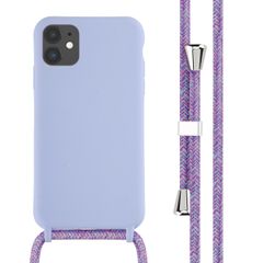 imoshion Silikonhülle mit Band für das iPhone 11 - Violett