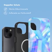 Selencia Vivid Tough Back Cover mit MagSafe für das Apple iPhone 13 - Holographic Blue Dream