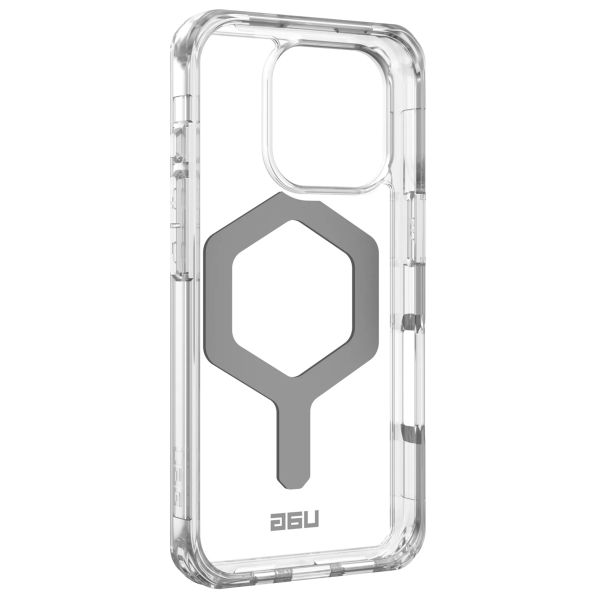 UAG Plyo Backcover MagSafe für das iPhone 16 Pro - Ice / Silver