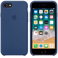 Apple Silikon-Case Blue Cobalt für das Apple iPhone SE (2022 / 2020) / 8 / 7