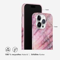 Selencia Aurora Fashion Back Case für das iPhone 14 Pro - ﻿Strapazierfähige Hülle - 100 % recycelt - Ocean Shell Purple