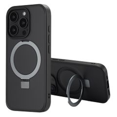 Accezz Ring Stand Backcover mit MagSafe Apple iPhone 16 Pro Max - Schwarz