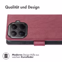 imoshion Luxuriöse Klapphülle Xiaomi 15T Pro - Bordeaux