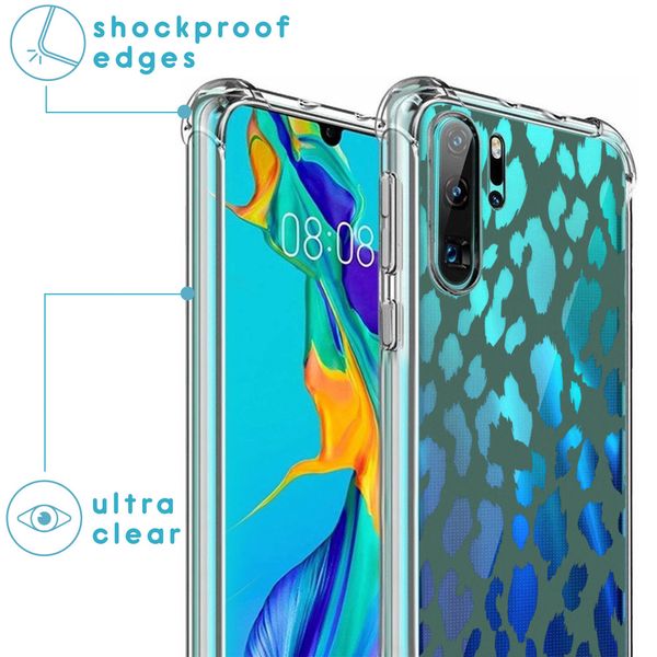 imoshion Design Hülle mit Band für das Huawei P30 Pro - Panther Illustration