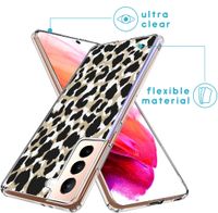 imoshion Design Hülle für das Samsung Galaxy S21 FE - Leopard / Schwarz